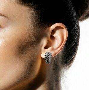 Elegant Silver-Toned Women's Earrings